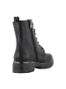 Tom Tailor Schnürboots in Schwarz