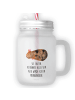 Mr. & Mrs. Panda Blümchentailglas Einhorn Meerschweinchen mit Spruch in Transparent
