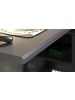 Parisot Schreibtisch-Set schwarz, grau, Gamingtisch und Regal inkl. LED mit Farbwechsel