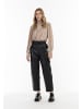 DreiMaster Damen Lederhose in Schwarz