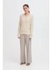 Oxmo V-Ausschnitt-Pullover OXFSINVI PU 1 in Beige