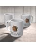 Mr. & Mrs. Panda Kindertasse Bär Schaukel mit Spruch in Grau Pastell