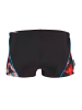 BECO the world of aquasports Badehose FEATHERS in schwarz-bunt