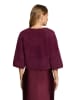 Vera Mont Strick-Cardigan mit 3/4 Arm in Strong Aubergine