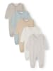 Minoti 5-er Pack Strampler NOSBABYPACK5 in Beige