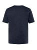 Men Plus Kurzarm T-Shirt in navy blau