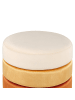 Beliani Pouf LOUIN in Orange - (W) 48 x (H) 41 x (L) 48 cm