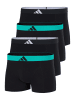 Adidas Sportswear Retro Short / Pant Active Flex Cotton Body in Schwarz / grün