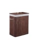 relaxdays 2 x Wäschekorb in Braun - (B)55 x (H)63 x (T)35 cm