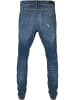 Urban Classics Jeans in blue heavy destroyed washed