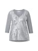 MIAMODA Shirt in silver melange