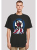 F4NT4STIC Heavy Oversize T-Shirt The Who Flag Blanket in schwarz