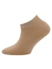 ewers 3er-Set Sneaker Socken Uni in fliegerblau-camel-beige mel.