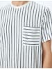 KOTON T-shirt in Blau Gestreift