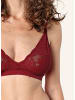 Erlich Textil  Big Cup Bustier ALISA in weinrot