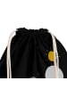 Mr. & Mrs. Panda Materialzugbeutel Pinguin Surfer ohne Spruch in Schwarz