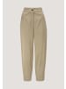 Hessnatur Hessnatur Barrel-Leg Hose Relaxed aus TENCEL™ Lyocell mit Bio-Baumwolle in goldsand