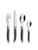 Lou Laguiole 24-tlg. Besteckset LAGUIOLE / TRADITION in anthrazit
