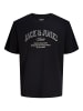 JACK & JONES Junior T-Shirt Jjedenver Logo Tee Biobaumwolle in black