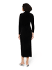Vera Mont Abendkleid mit V-Ausschnitt in Schwarz