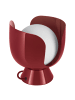 Osram Corolle Tischleuchte E14 Metall Glas Retro Rot