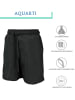 Aquarti Jungen Badeshorts mit Taschen Schnelltrocknend in schwarz