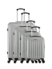 American Travel 4 tlg. Kofferset BROOKLYN-M in Hellgrau (95L/64L/37L/26L)