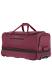 travelite Basics - Rollenreisetasche 98/119L 70 cm erw. (bordeaux) in bordeaux