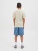 JACK & JONES Junior Gestricktes Polo in Whitecap Gray