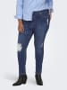 ONLY Carmakoma Skinny Jeans in Medium Blue Denim