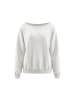 IZIA Women Sweatshirt in Offwhite