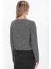 DreiMaster Women Cardigan in dark grey melange