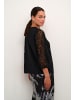 Kaffe Langarm-Bluse KAemilia Regular fit in Black Deep