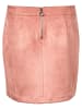 Vero Moda Velours Minirock Feiner Samt Nicki SKIRT VMDONNADINA in Rosa-2