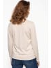 ATT Jeans ATT Jeans Basic Pullover mit Rundhals-Ausschnitt in sand