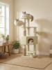 Feandrea Katzenbaum Clawfy in Sandbeige-Beige - (B)50 x (H)160 x (T)50 cm