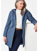 GOLDNER Wetterfeste Regenjacke mit Kapuze in rauchblau