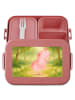 Mr. & Mrs. Panda MEPAL Bentobox Axolotl Tanzen Design ohne Spruch in Rot Pastell