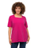 Ulla Popken Shirt in fuchsia pink