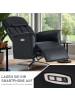 Tphecda Fernsehsessel Elektrisch Verstellbar in Schwarz 74x90x111 cm