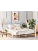 Beliani Doppelbett LYRA in Weiß - (W) 182 x (H) 107 x (L) 209 cm