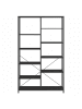 VASAGLE Bücherregal Barnet in Schwarz - (B)100 x (H)170 x (T)30 cm