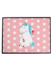 Mr. & Mrs. Panda Schreibtischunterlage Einhorn Baby ohne Spruch in Rot Pastell