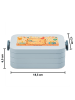Mr. & Mrs. Panda MEPAL Bentobox Toast Party Design ohne Spruch in Blau Pastell