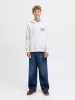 JACK & JONES Junior Kapuzenpullover in Bright White