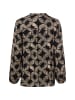 More & More Bluse in melange schwarz - 0001