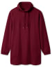 sheego Sweatshirt in weinrot