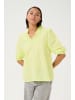 Kaffe Langarm-Bluse KAvictoria Regular fit in Lettuce Green
