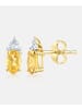 Diamant L'éternel Ohrstecker, mit Citrin, 375 Gelbgold