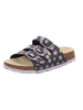 superfit Tieffußbett Pantolette FUSSBETTPANTOFFEL in Grau/Silber